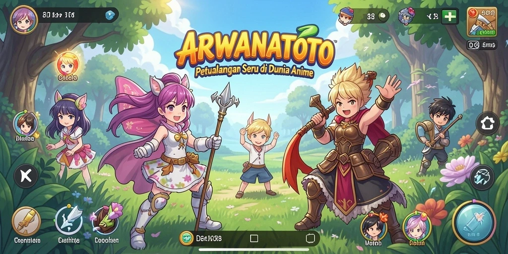 Tampilan gameplay ARWANATOTO yang menakjubkan dan penuh aksi.