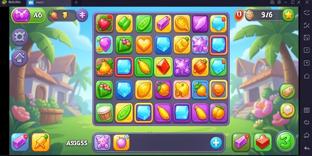 Gameplay seru Match-3 dengan efek visual yang menakjubkan.