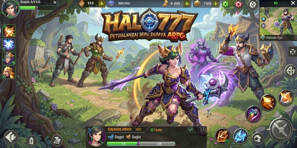 Tangkapan layar dari pertarungan seru di HALO777.