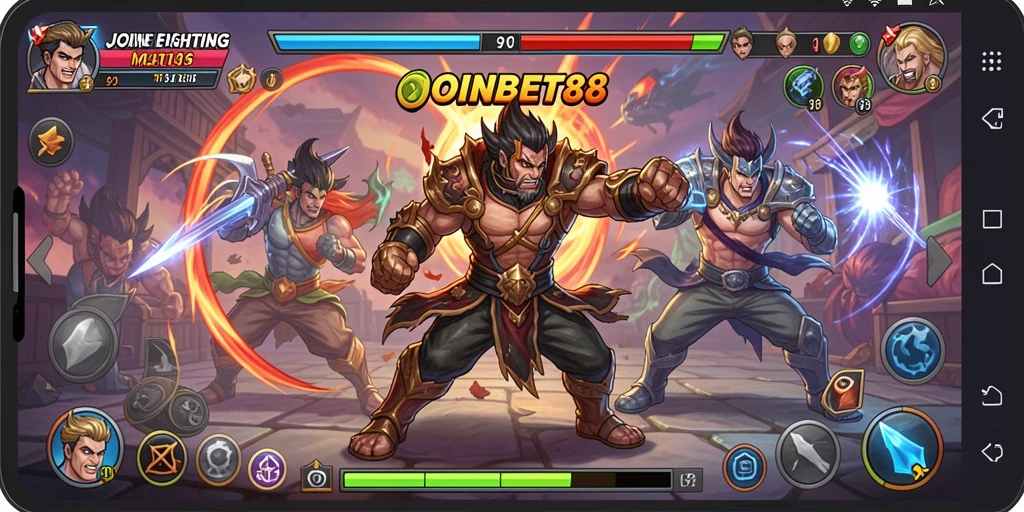 Tampilan gameplay seru dalam pertarungan di JOINBET88.
