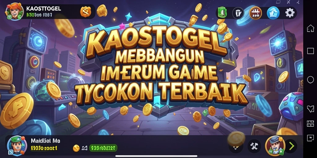 Tampilan gameplay KAOSTOGEL dengan elemen Tycoon yang menarik.