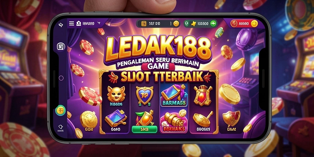 Tampilan gameplay seru dari game Slot LEDAK188.