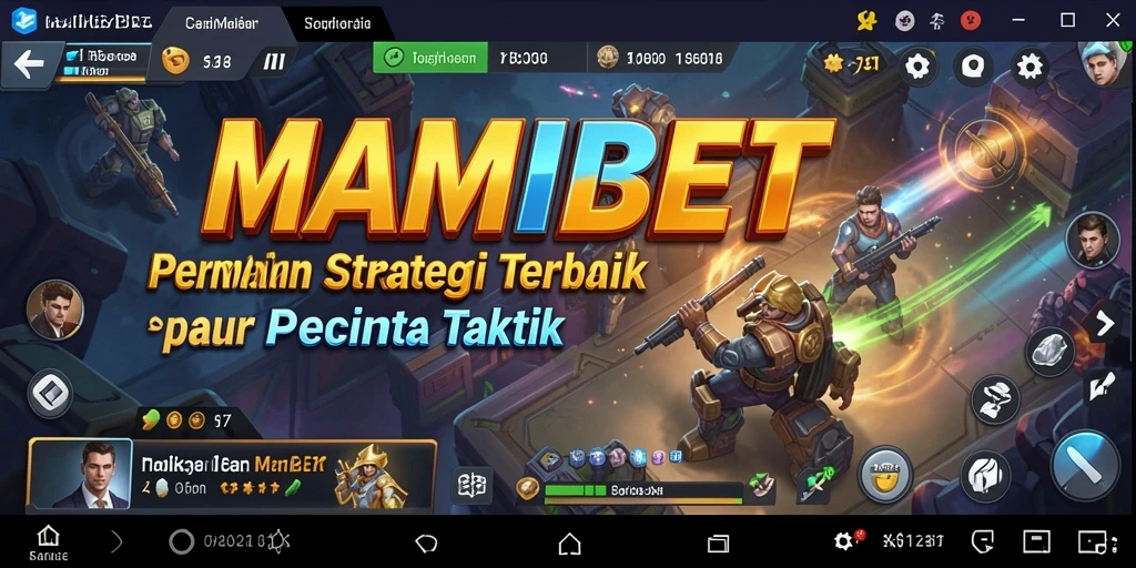 Tangkapan layar gameplay MAMIBET menampilkan pertempuran strategis yang mendebarkan.