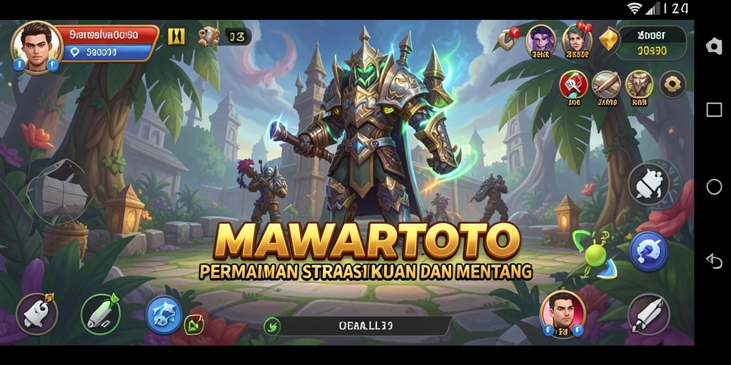 Tampilan gameplay MAWARTOTO yang penuh strategi yang mendebarkan.