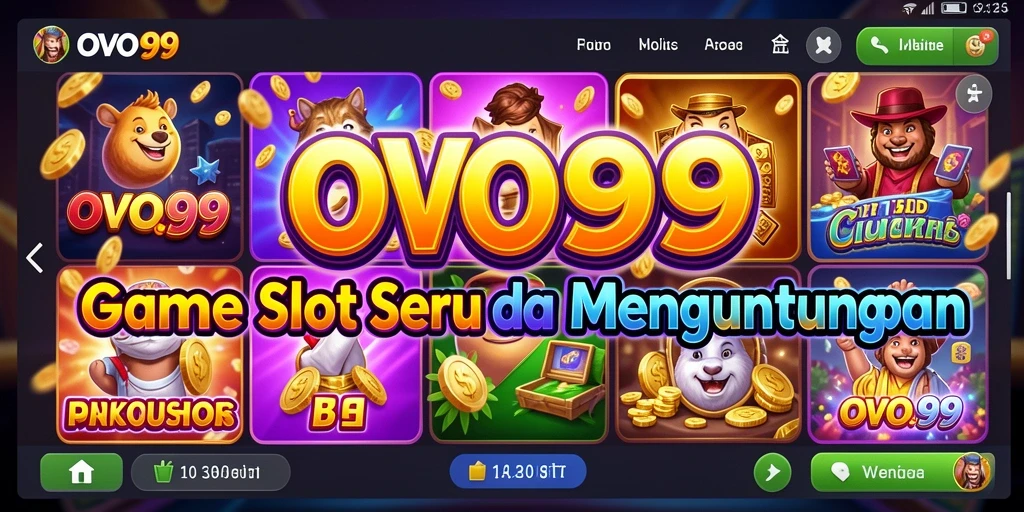 Gameplay OVO99 menampilkan slot dengan visual yang menarik dan fitur bonus.