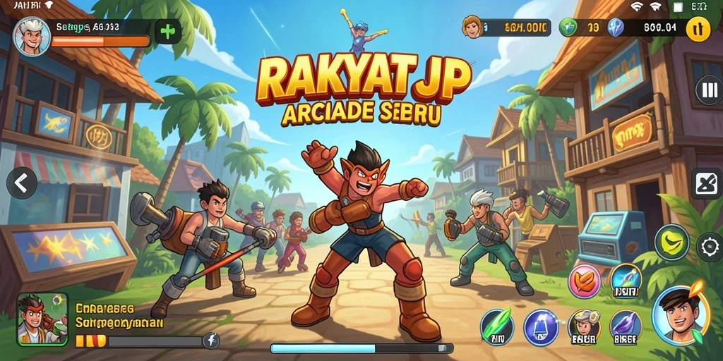 Tampilan gameplay seru dan menantang dari RAKYATJP.