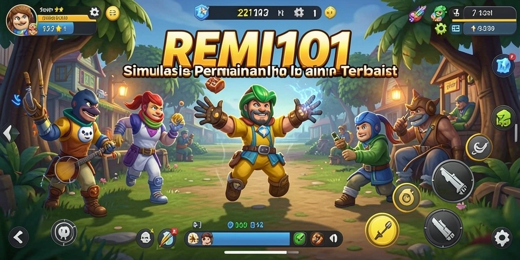 Tampilan gameplay REMI101 yang menakjubkan dan mengasyikkan.