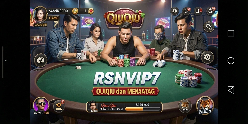Tampilan gameplay seru dari RSNVIP7 dengan suasana QiuQiu yang menarik.