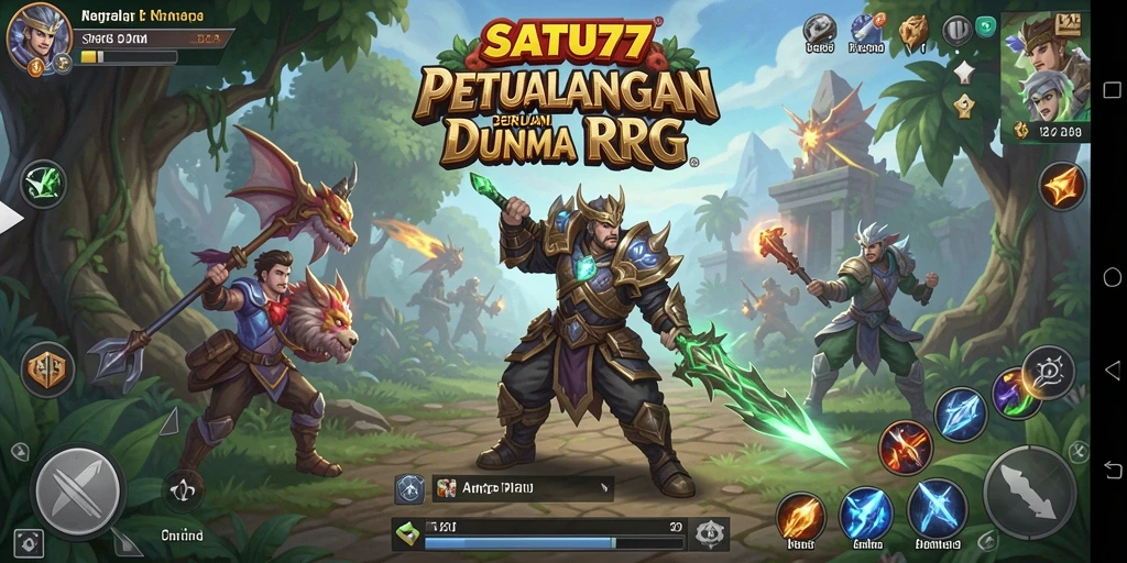 Gameplay RPG yang seru dengan petualangan mendebarkan.