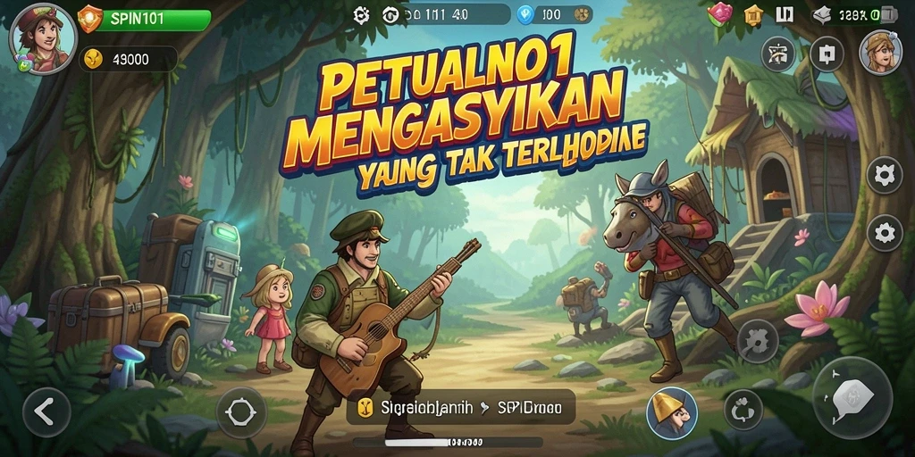 Gameplay SPIN101 yang menarik dan penuh petualangan.