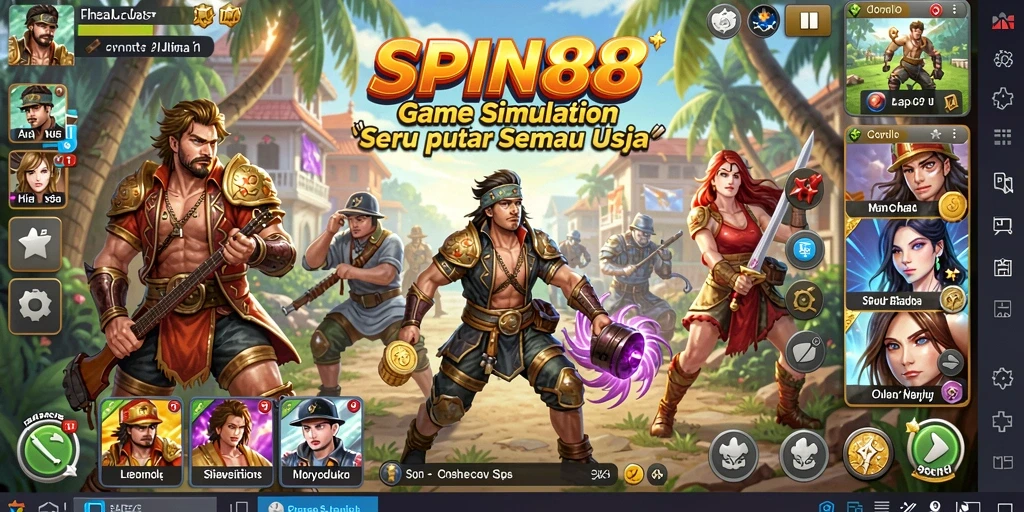 Tangkapan layar SPIN88 menampilkan gameplay Simulation yang mendebarkan.