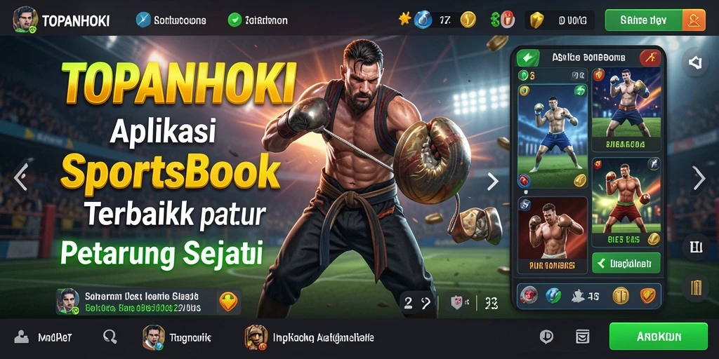 Gameplay menarik dalam aplikasi Sportsbook TOPANHOKI.