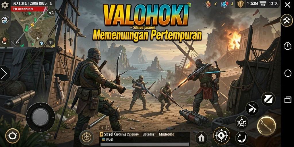 Gameplay VALOHOKI yang menantang dalam pertempuran strategi.