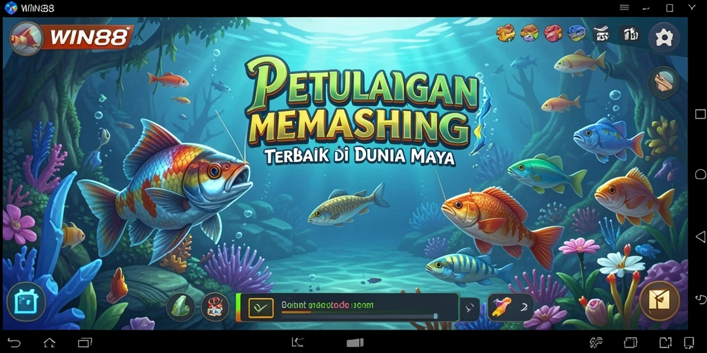 Tampilan utama WIN88 dengan gameplay memancing yang menakjubkan.