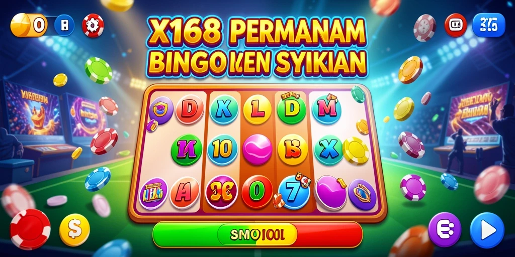 Screenshot X168 menampilkan gameplay Bingo yang seru dan interaktif.